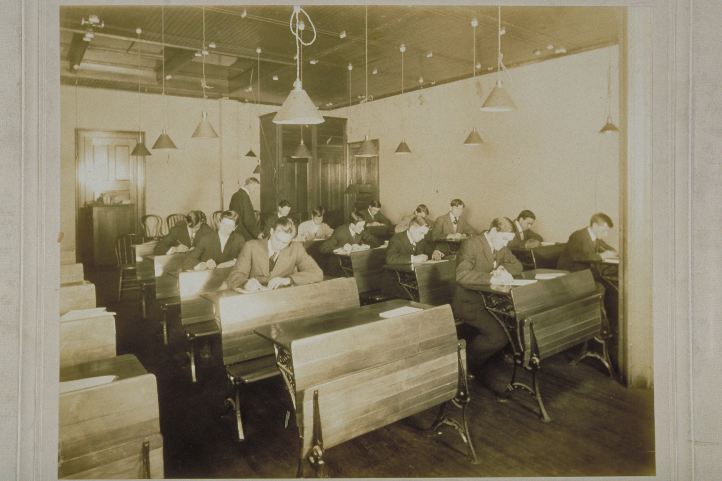 Bookkeeping and penmanship class