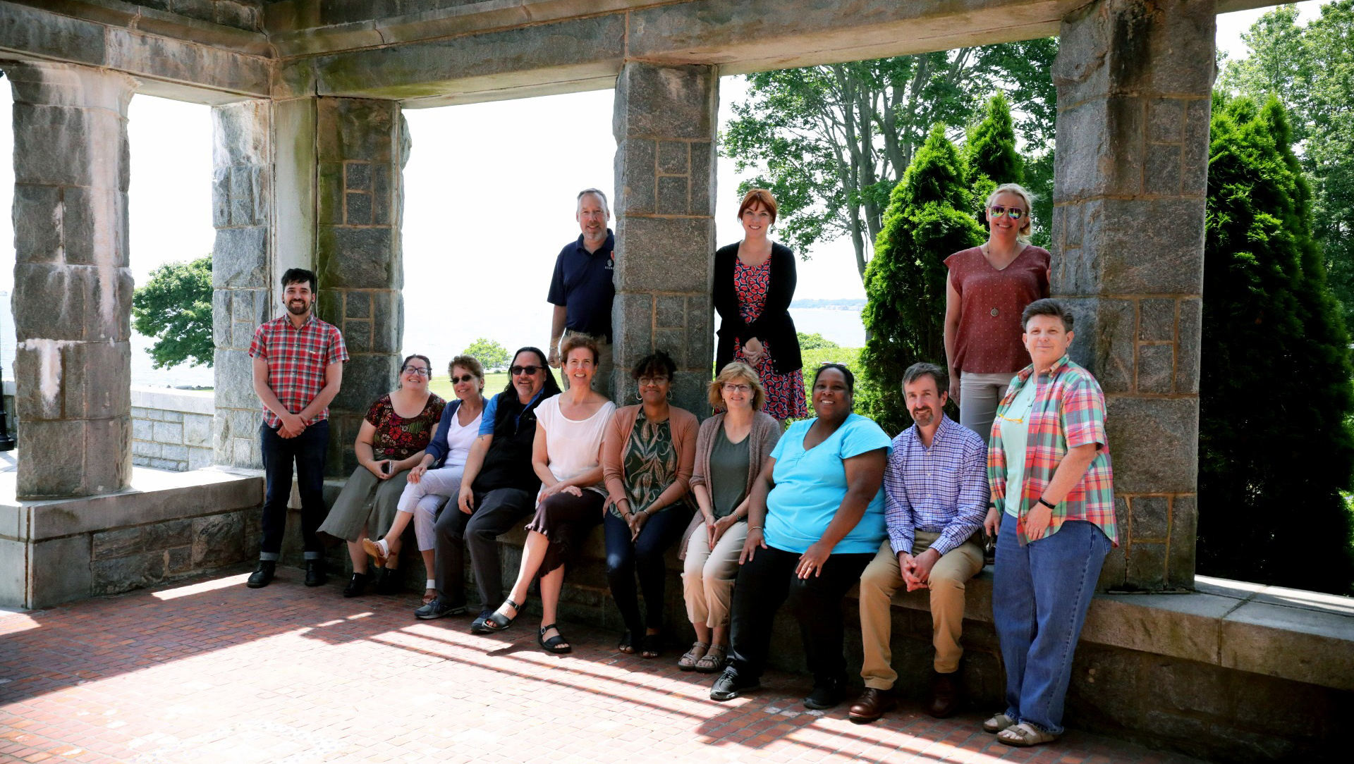 UConn Library Regional staff group photo at Avery Point Campus