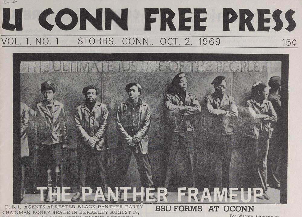 Photo from Archives & Special Collections Alternative Press Collections, UConn Free Press.