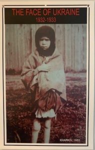 Image of child from Holomodor Exhibit 