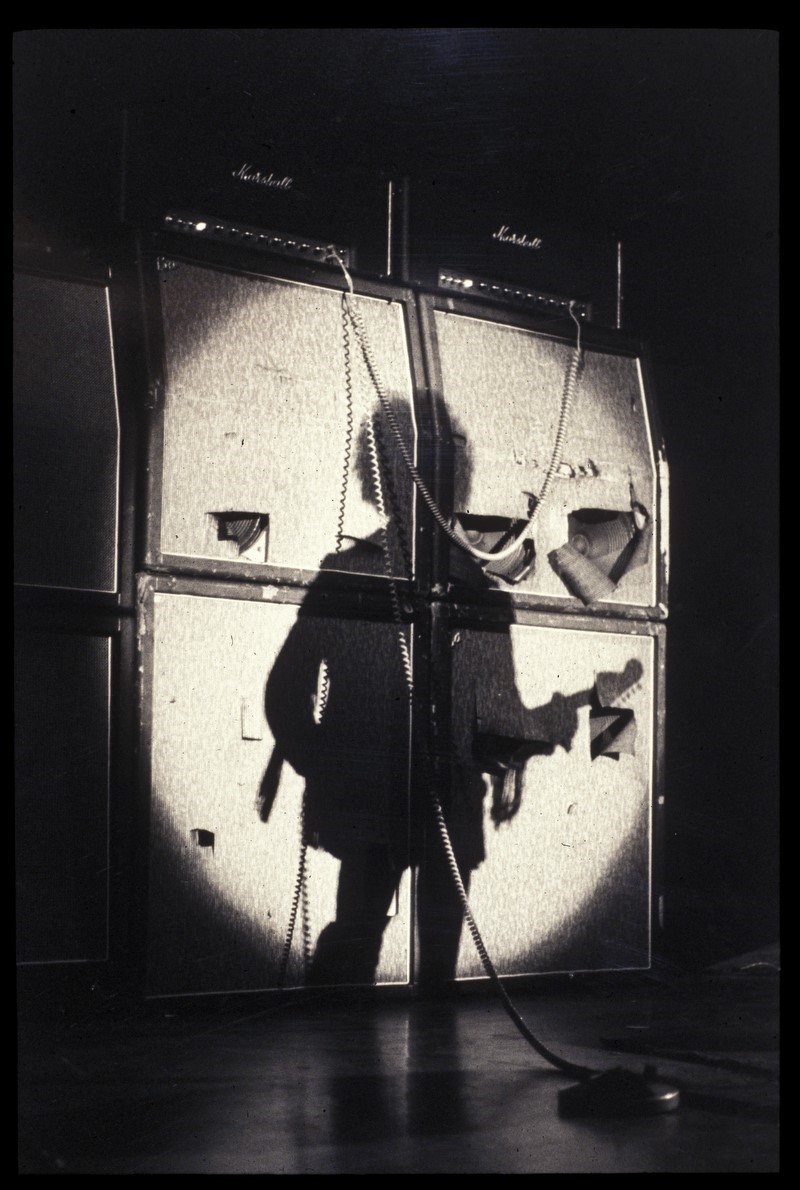 The Shadow Jimi Hendrix, Woolsey Hall, New Haven 1968 Photo by Joe Sia