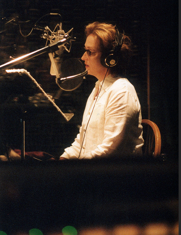 Meryl Streep Recording Narration