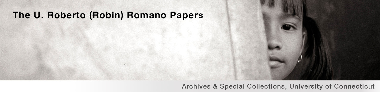 The U. Roberto (Robin) Romano Papers