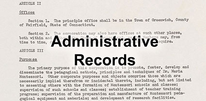 Administrative Records