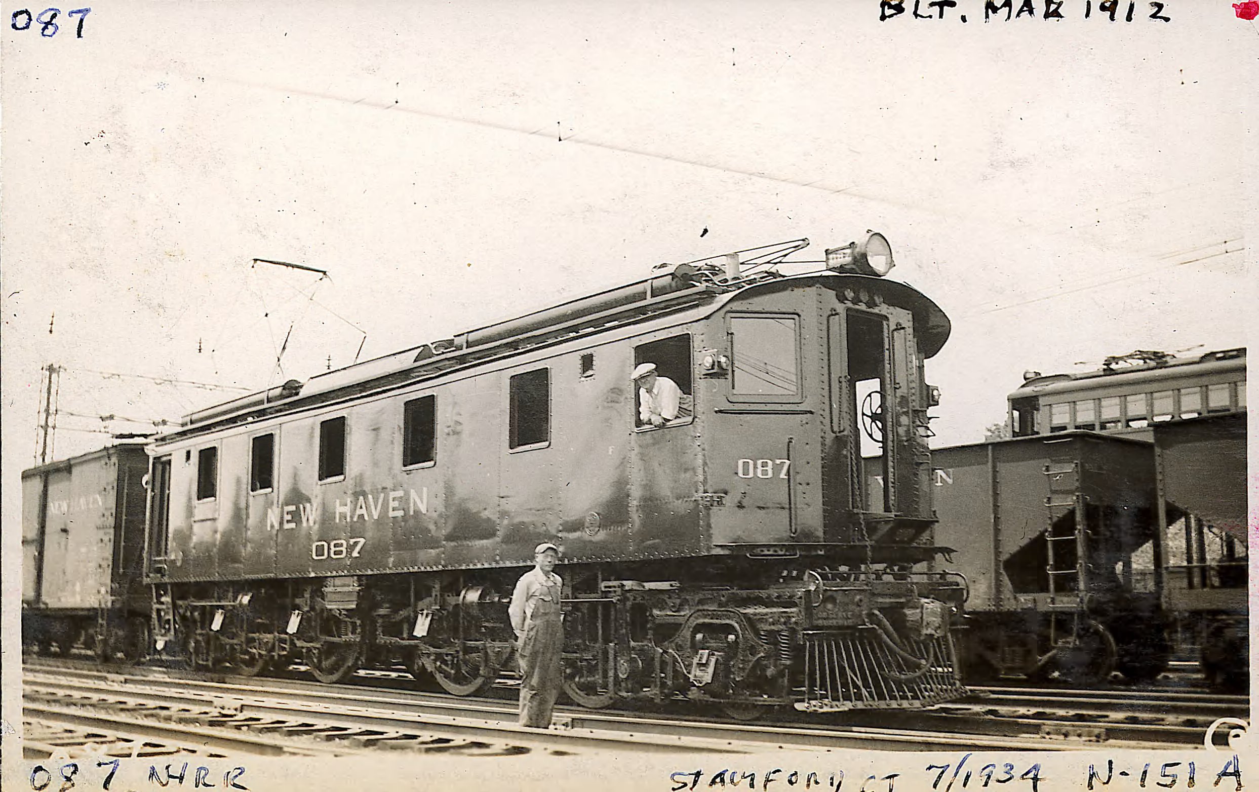 Locomotive 087, built March 1912